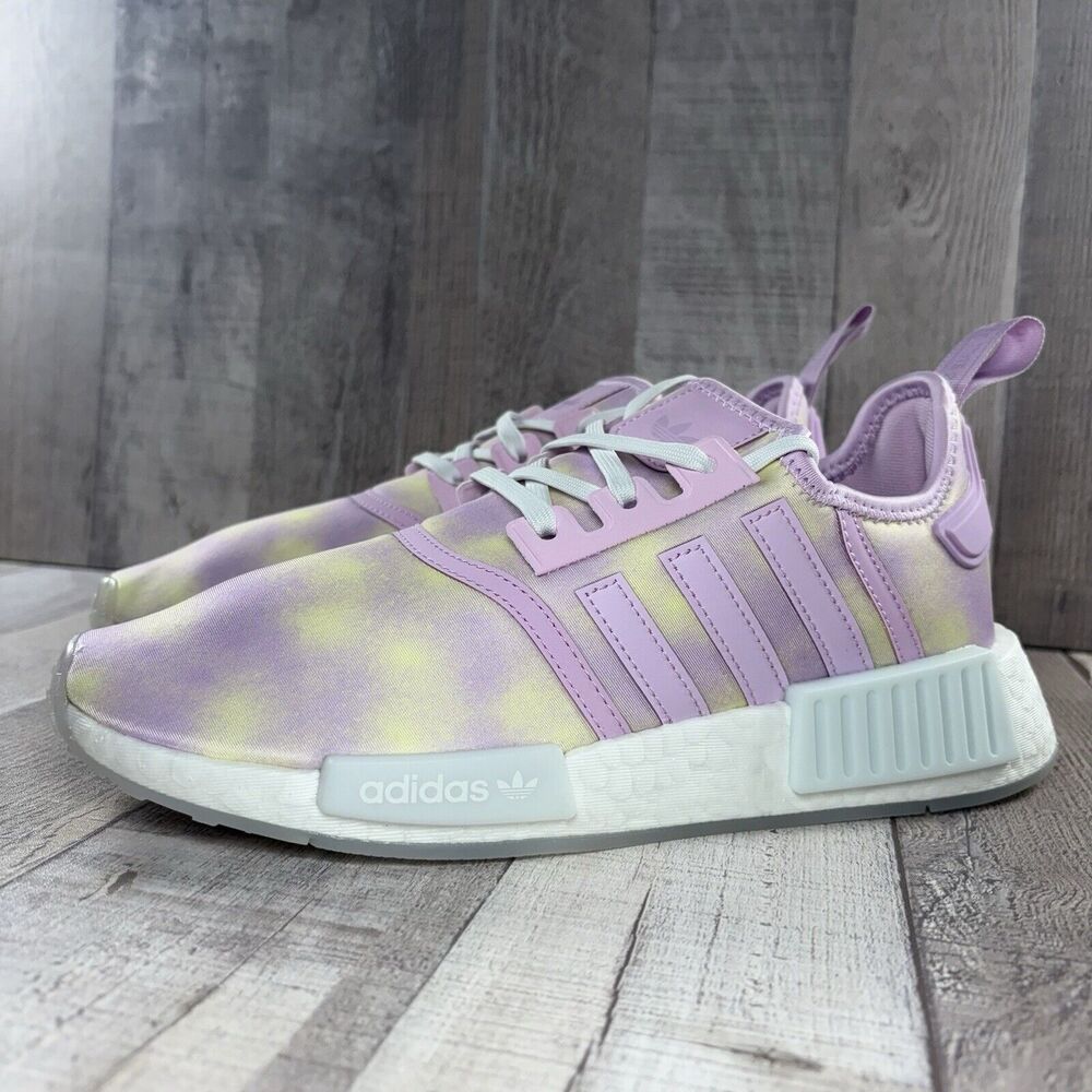Adidas NMD R1 Running Shoes Sneakers Women's 7.5 I Girls' 6 Bliss Lilac HQ6184